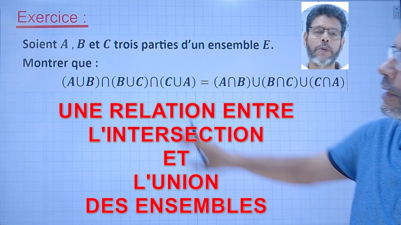 Une relation entre l'intersection et l'union