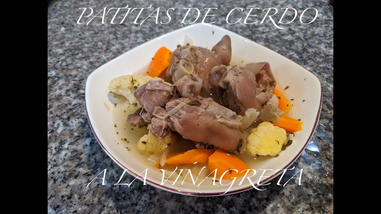 PATITAS o MANITAS de CERDO a La VINAGRETA ESTILO GUERRERO | De Cocina