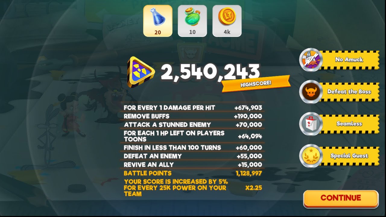 Animator's Hand R&D: New Boss! Earth-Shattering - All 5 Achievements | Looney Tunes: World of Mayhem