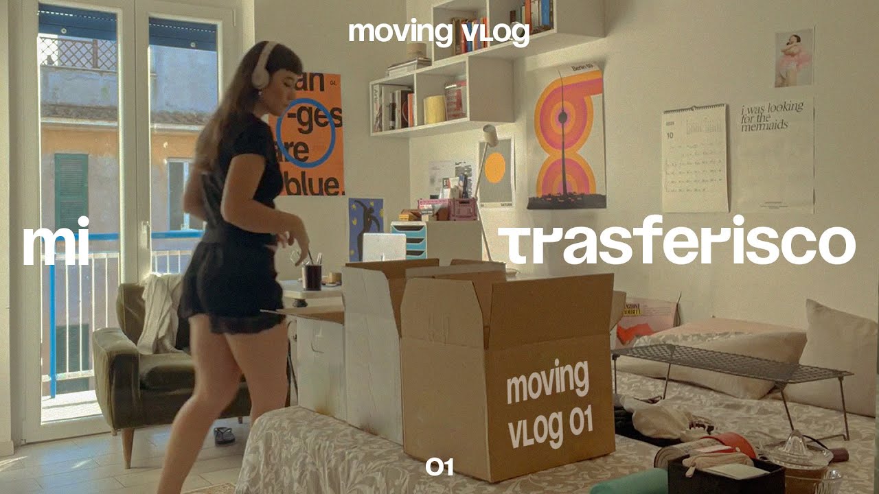 Come organizzo il TRASLOCO - Packing ESSENZIALE e preparativi | Moving VLOG Ep. 1