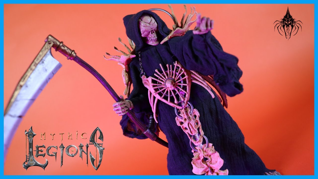 Four Horsemen Mythic Legions Necronominus Wave MAXILLIUS THE HARVESTER Action Figure Review