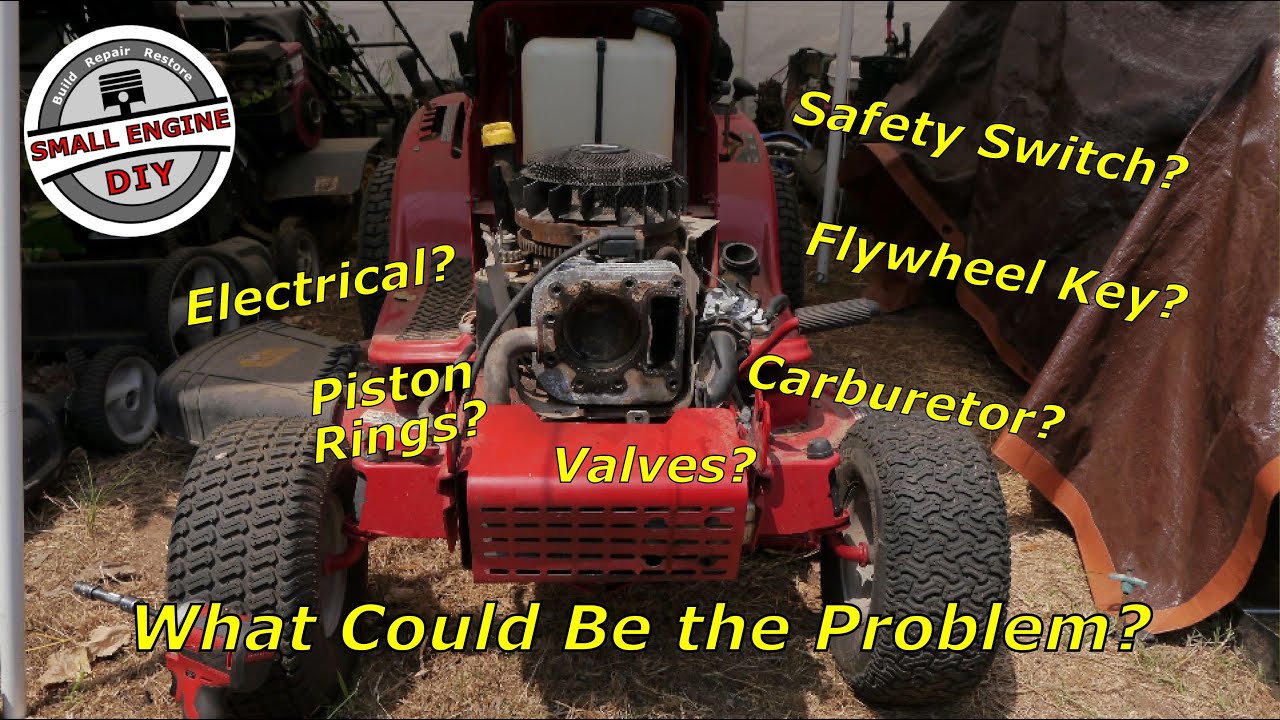 Troy-Bilt Pony Riding Mower Needs a Lot of Work
