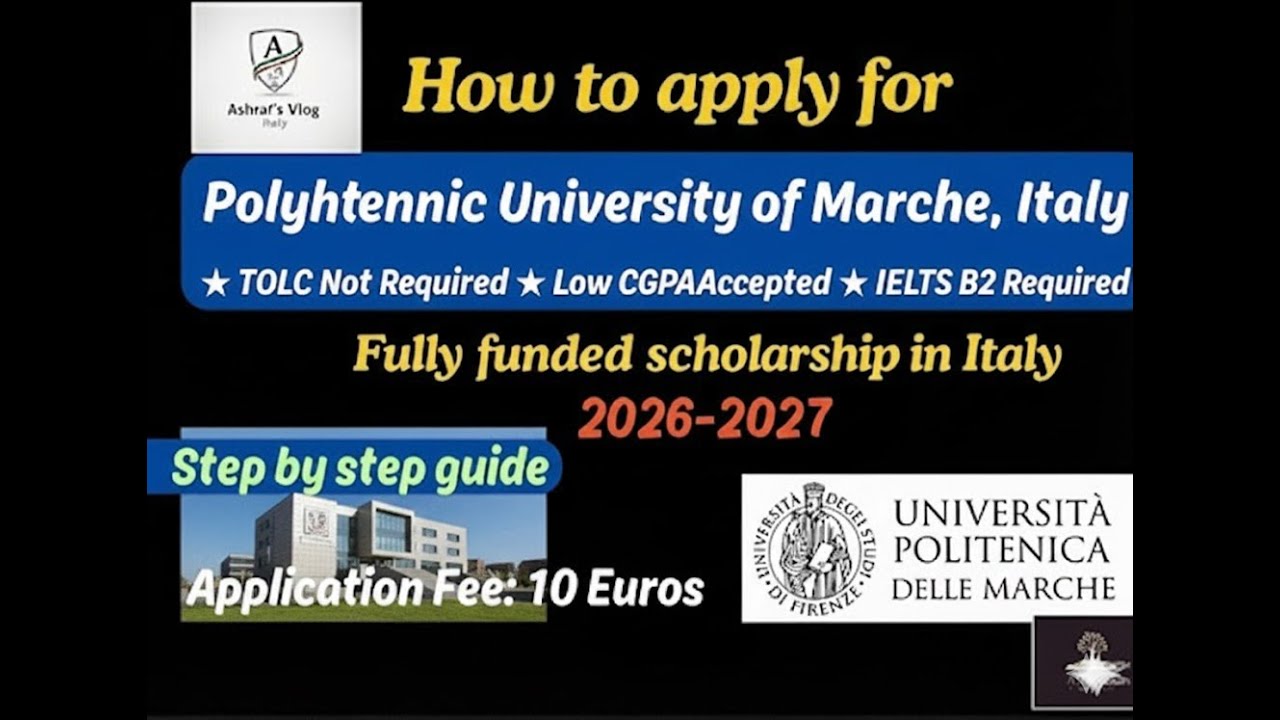 How to apply for Università Politecnica delle Marche #viral #university #study #applynow #apply