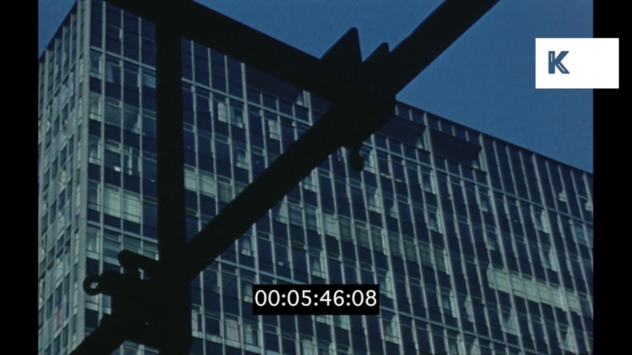 1960s Construction in Central London, from 16mm