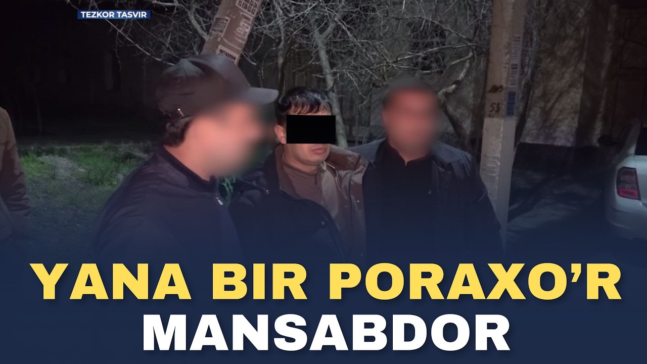 DEPARTAMENT ICHIDAGI PORAXOʻRLAR JAZOLANDI