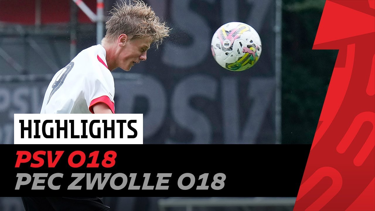 ZES GOALS in enerverende wedstrijd 😯 | Highlights PSV O18 - PEC Zwolle O18