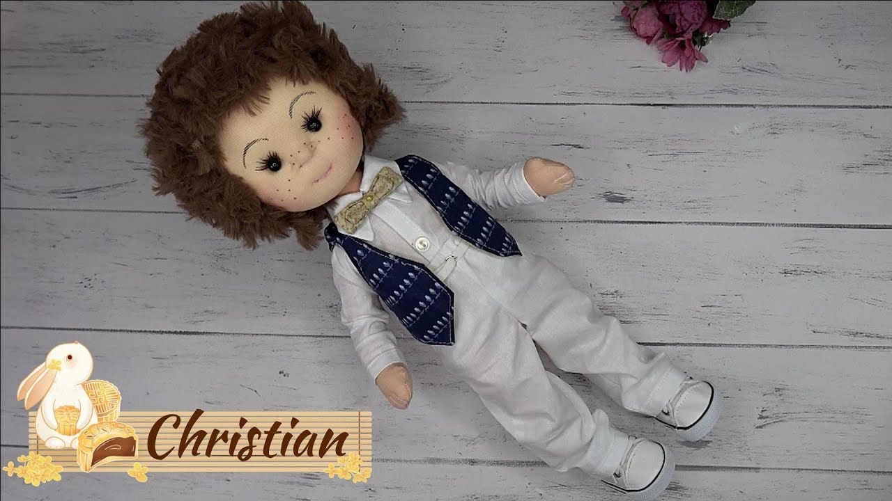 Camisa para Muñeco de Comunión Soft Christian #soft #muñecosdetela