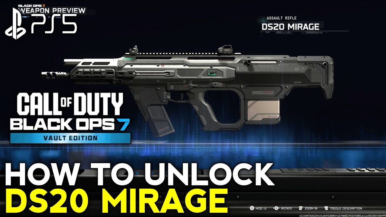 How to Unlock DS20 Mirage BO7 | How to Get DS20 Mirage BO7 | Black Ops 7 DS20 Mirage AR Unlock 