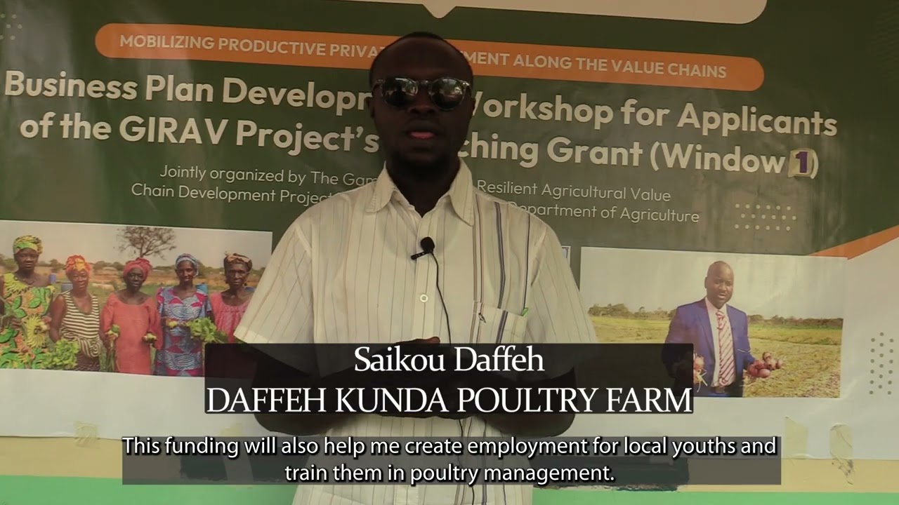 GIRAV MATCHING GRANT WINDOW 1 APPLICANTS