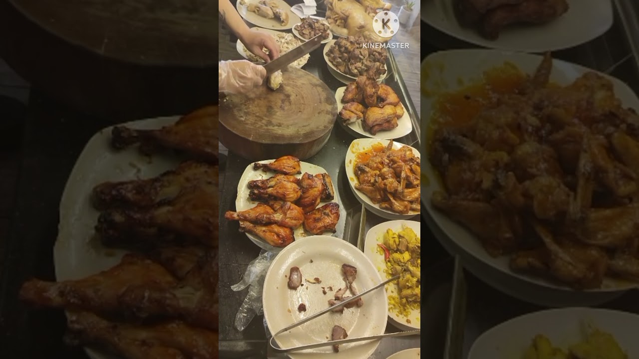 Cơm trưa: cơm gà xôi mỡi 