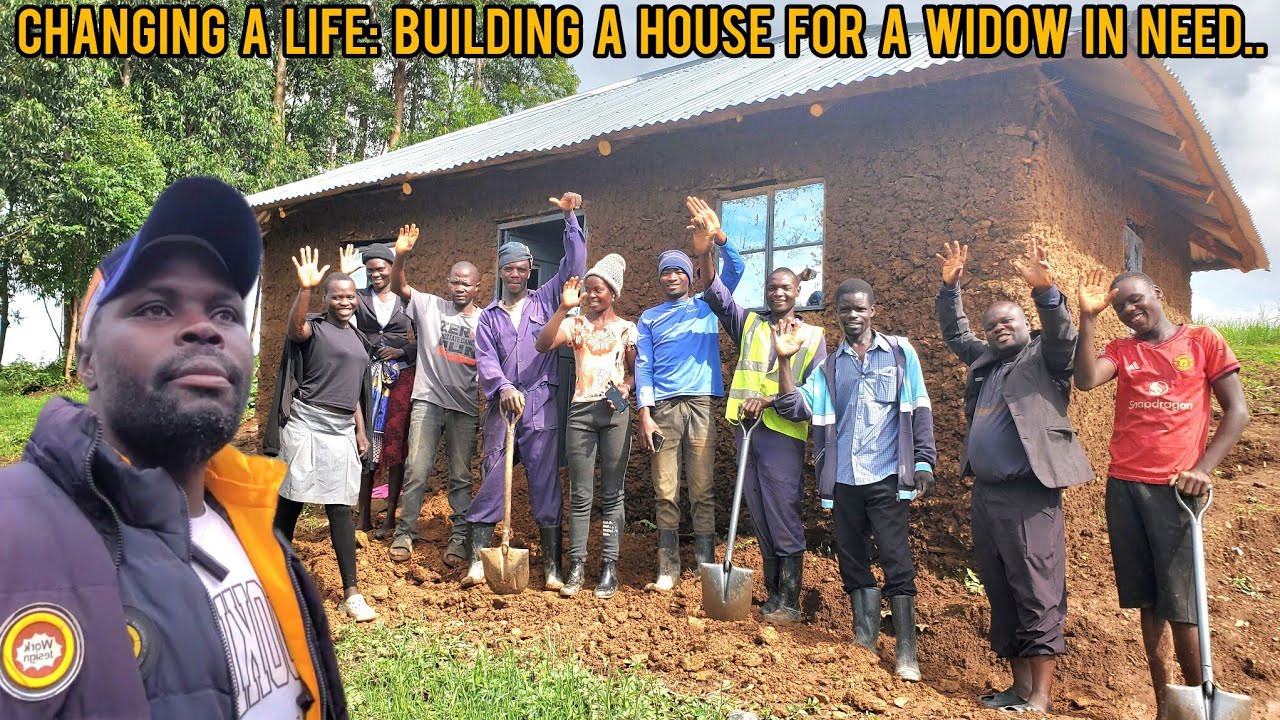 BUILDING HOPE: GETTING MAMA CLIF’S CHARITY HOUSE READY FOR PLASTER!#charity 