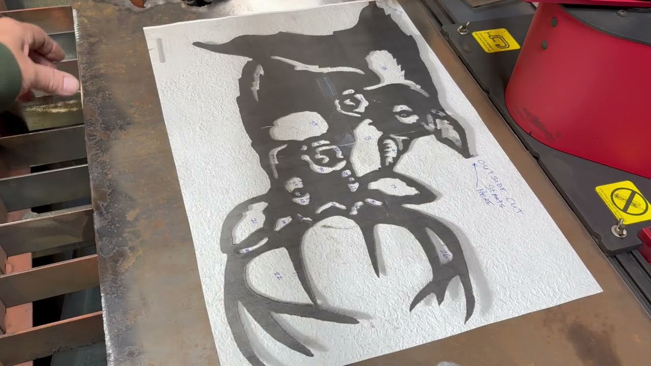 Arcdroid Cutting Deer Head Wall Hanging