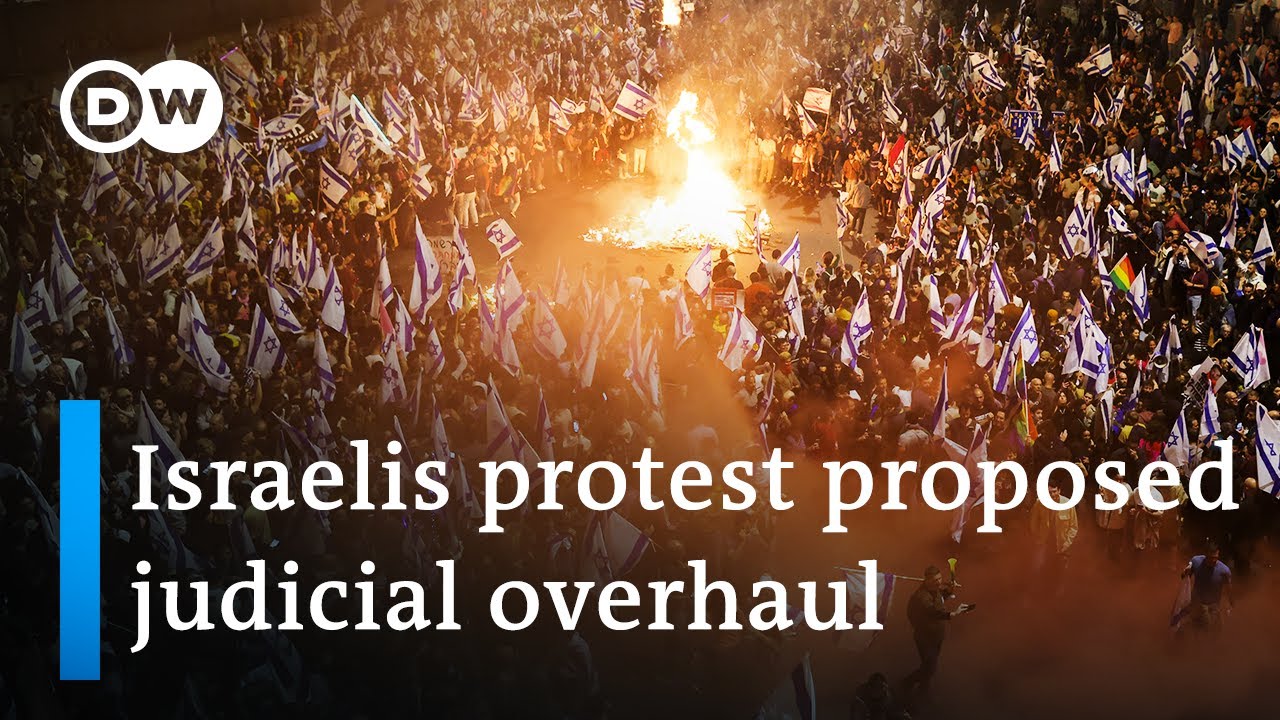 Massive protests against judicial overhaul in Israel | DW News