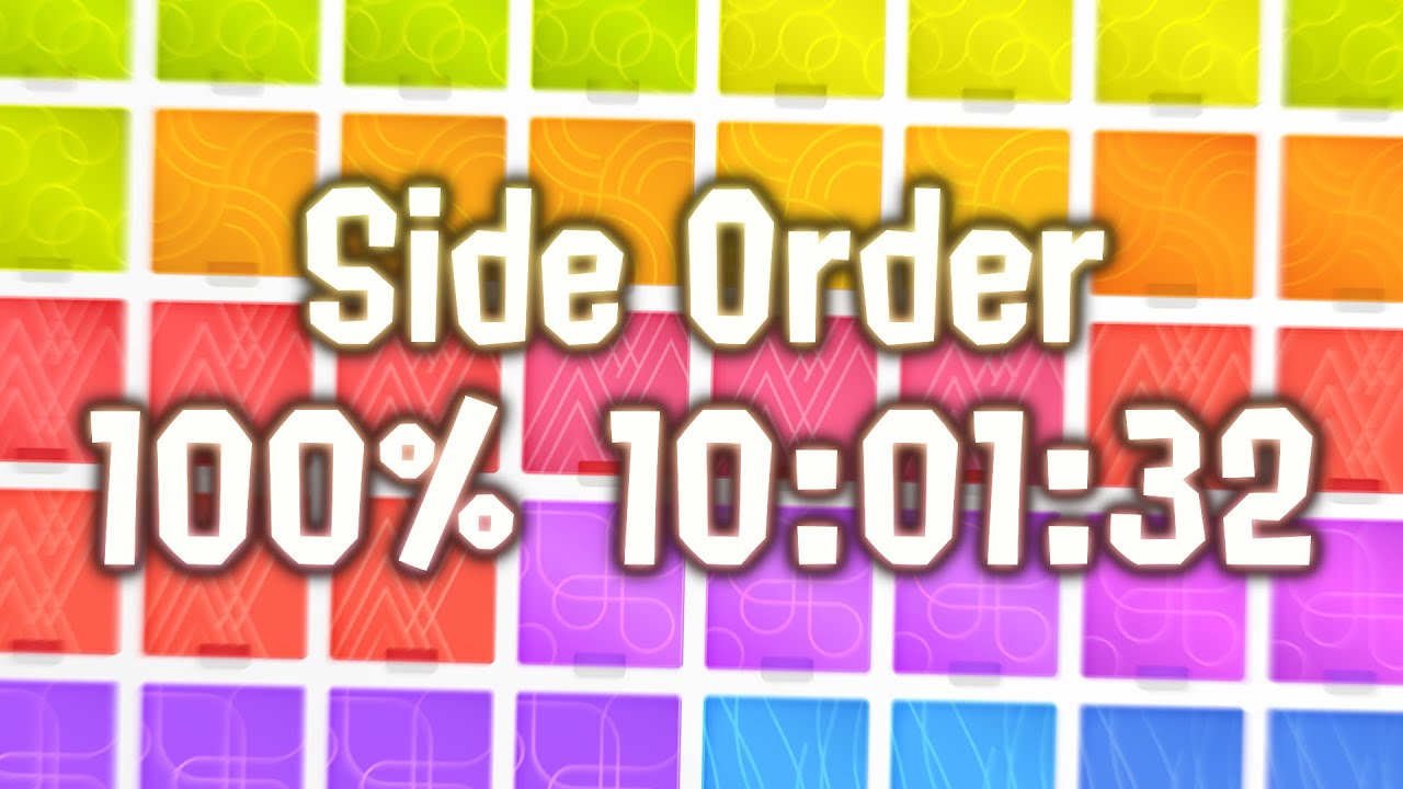 Side Order 100% World Record in 10:01:32