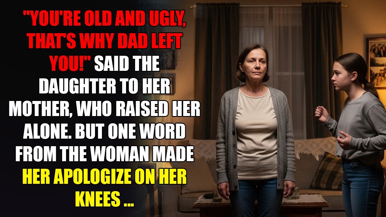 You’re Old and Ugly!’ — One Sentence From Her Mother Made Her Beg Forgiveness #interestingstory