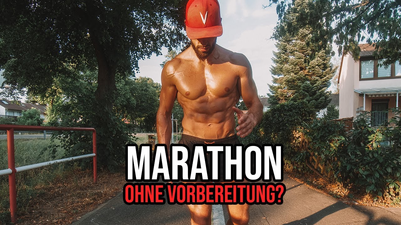 Marathon OHNE VORBEREITUNG - Selbstexperiment! (NICHT nachmachen)