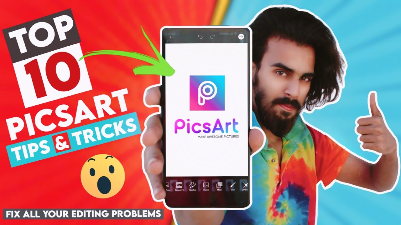 Top 10 Picsart Professional Tip's & Tricks | All Editing Secrets Reveal