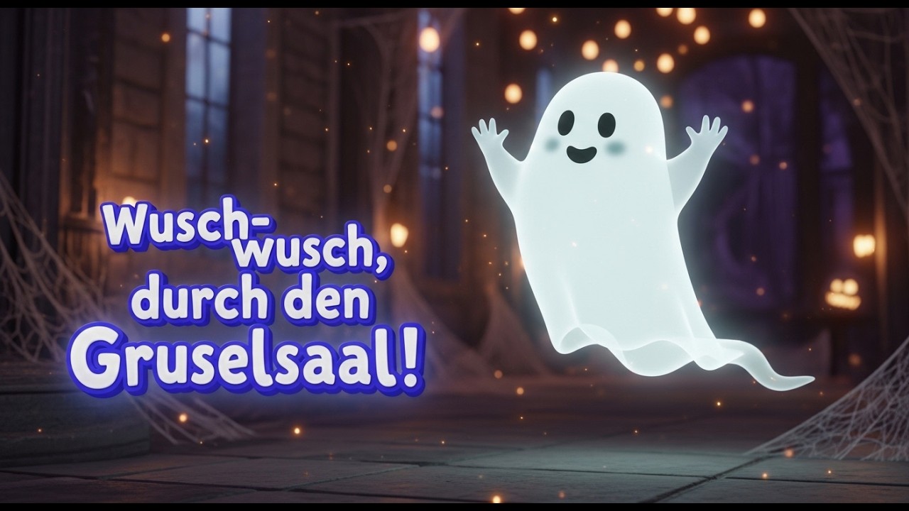 Der alberne Geist sagt &bdquo;Bu Bu&ldquo; und lacht 👻 | Lustiges Kinderlied mit Geist | Halloween Kinderlieder