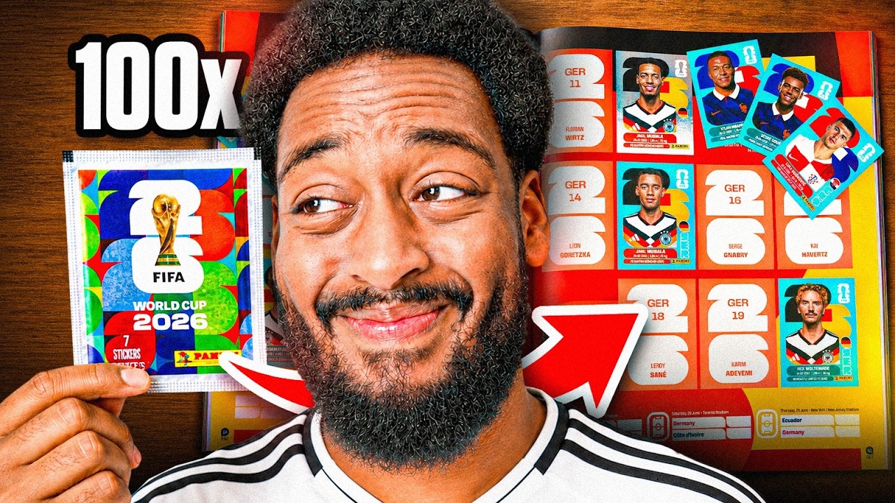 Was zieht man aus 100x WM 2026 Panini Sticker?🤯👀 | FaroooYT
