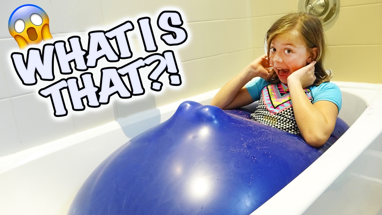 FITTING INSIDE OF A GIANT BALLOON!!!