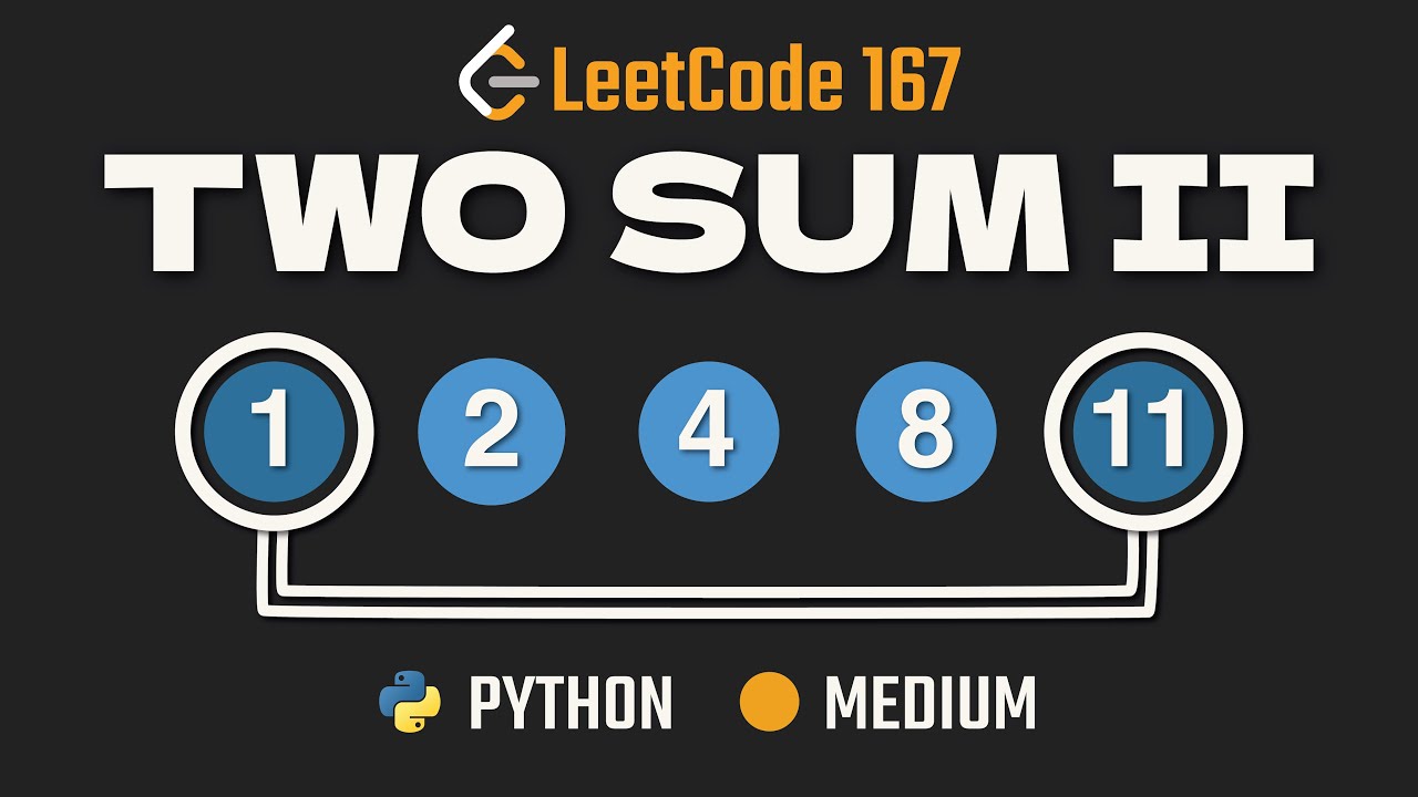 Two Sum II - LeetCode 167 - Python