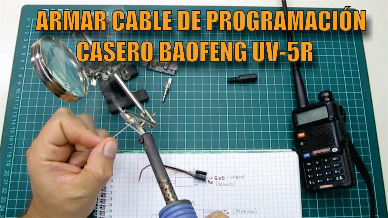 Como hacer una interfaz o cable de programación para handy Baofeng UV-5R