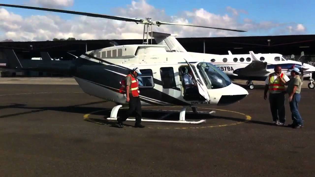 Divesa Bell 206 L4 early takeoff
