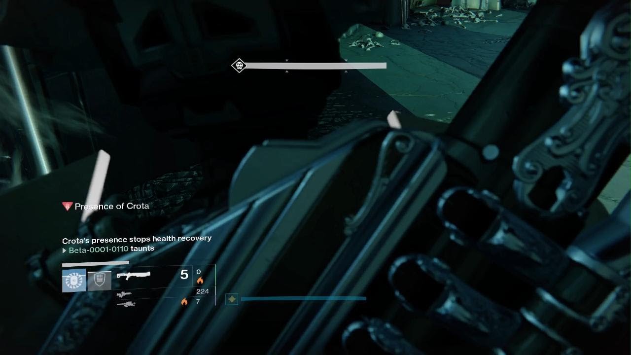Solo one sword 390 Crota