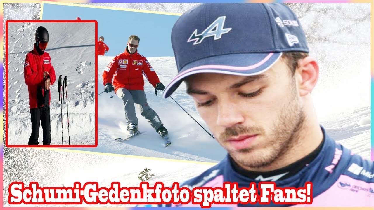 Schumi-Gedenkfoto spaltet Fans! Gasly sorgt mit Ski-Post für Wirbel