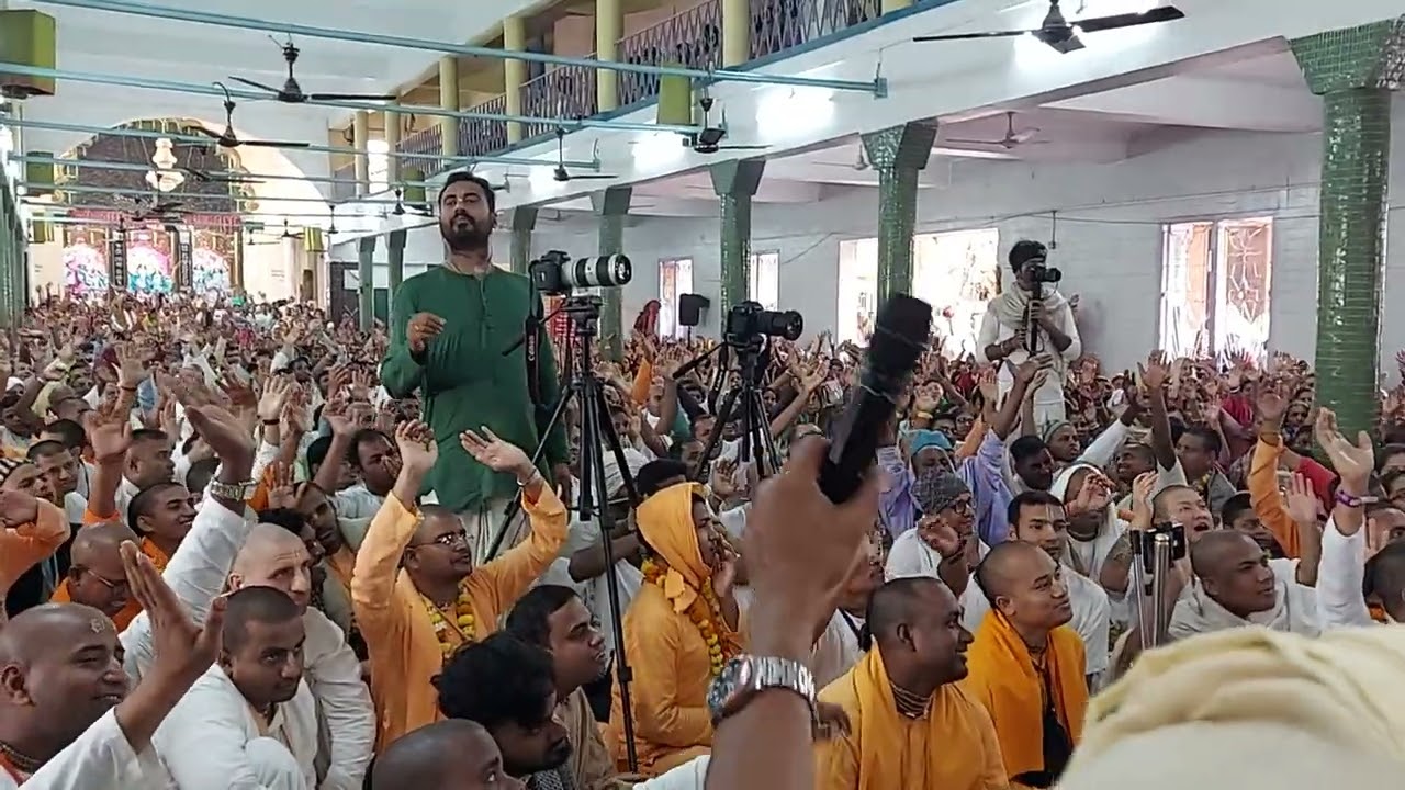 Sadhu sanga at sri dham Mayapur Yoga peeth Nabdwip Mandal