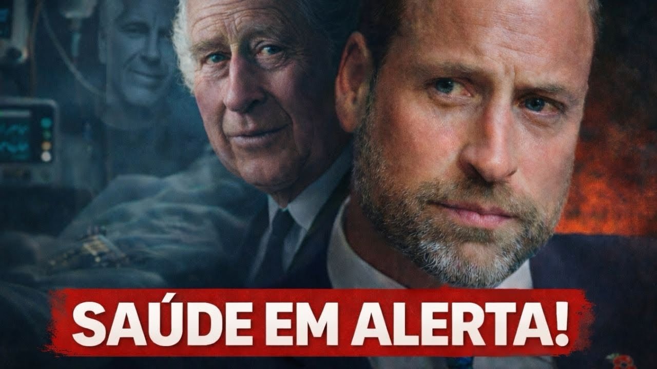 WILLIAM EM ALERTA PELA SAÚDE DO REI APÓS O CAOS DE ANDREW