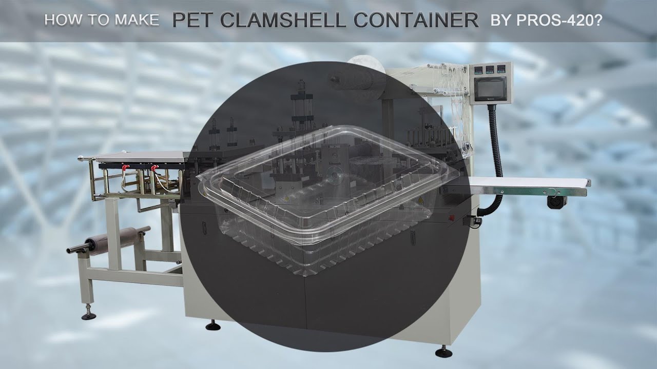 Most Cost-Effective Plastic Thermoforming Machine for PET Clamshell Food Container