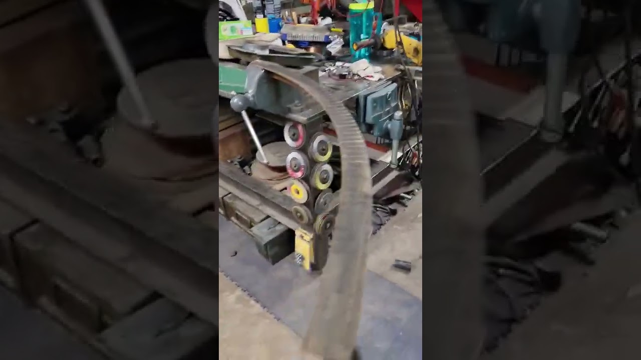 welding circles with angle iron. #dw0rtorial #welding #metalfab #metalbending #shorts