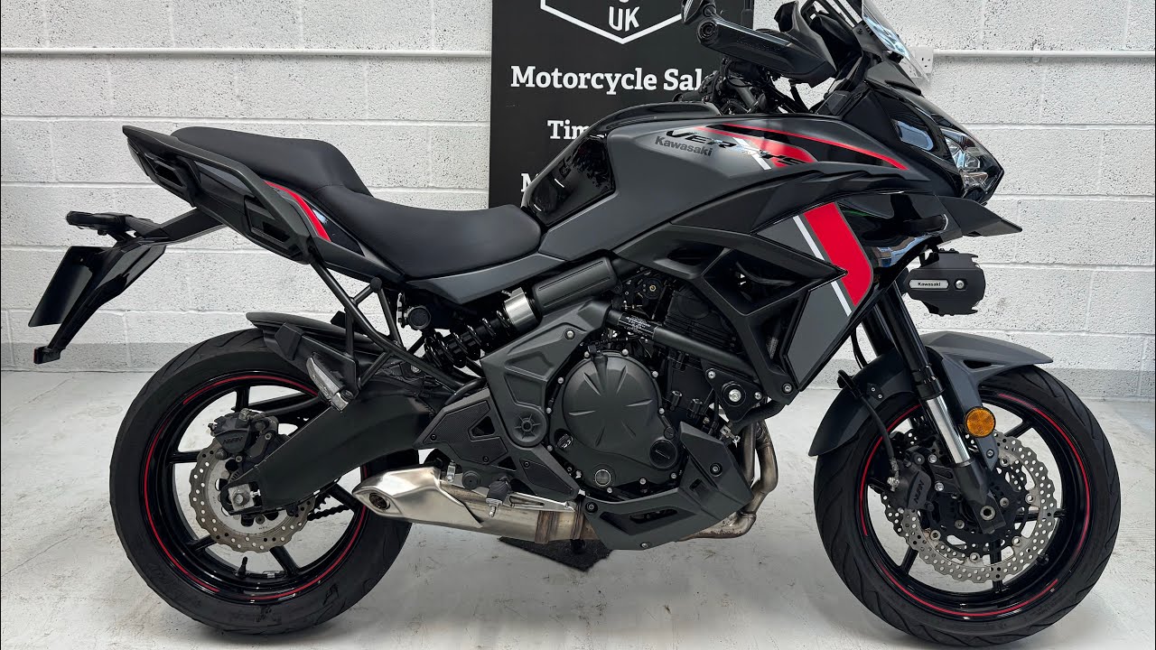 Kawasaki Versys 650 Euro 5+, 2024, walk around and start up 