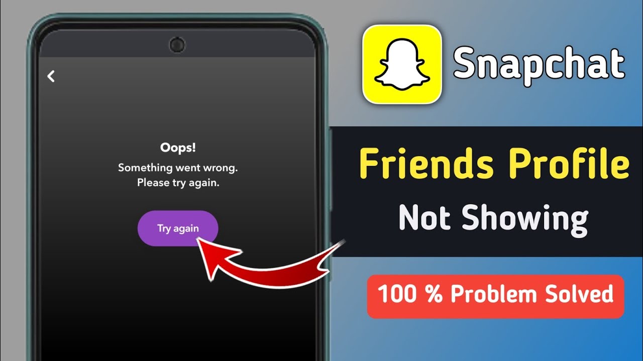 How to Fix Snapchat Oops Something Went Wrong Please Try Again Error Android & ios