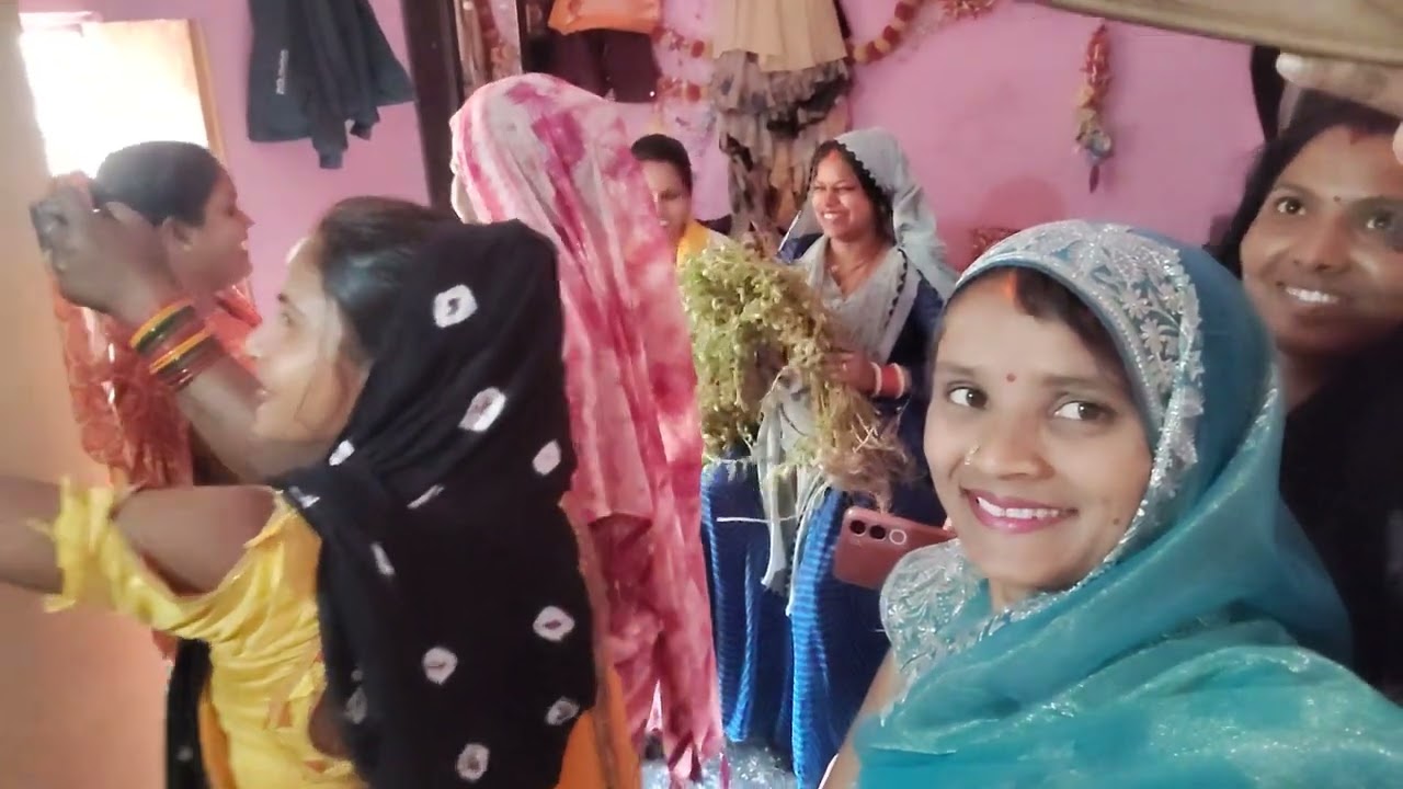 देखिए दोस्तों हम लोग पहुंच चुके हैं मां के भाभी के घर पर ब्लॉगवीडियो