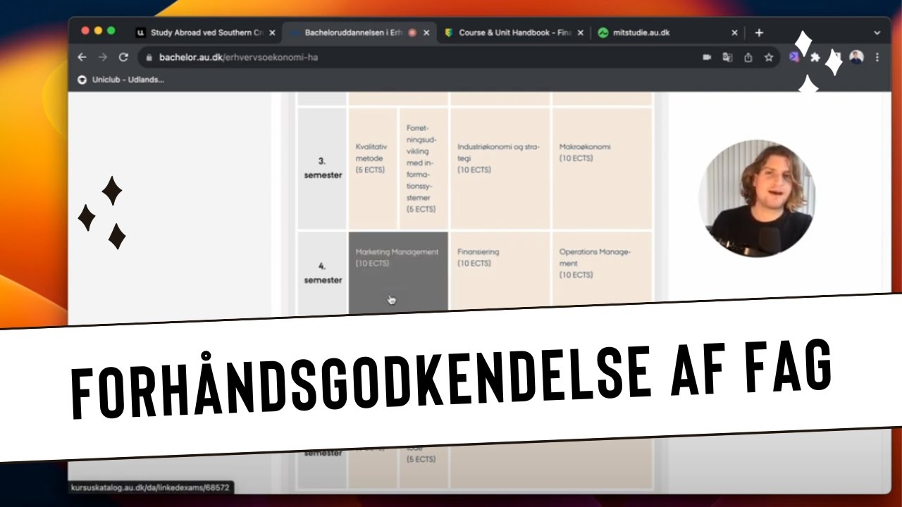 Guide: Forh&aring;ndsgodkendelse til dit studieophold i udlandet | Uniclub
