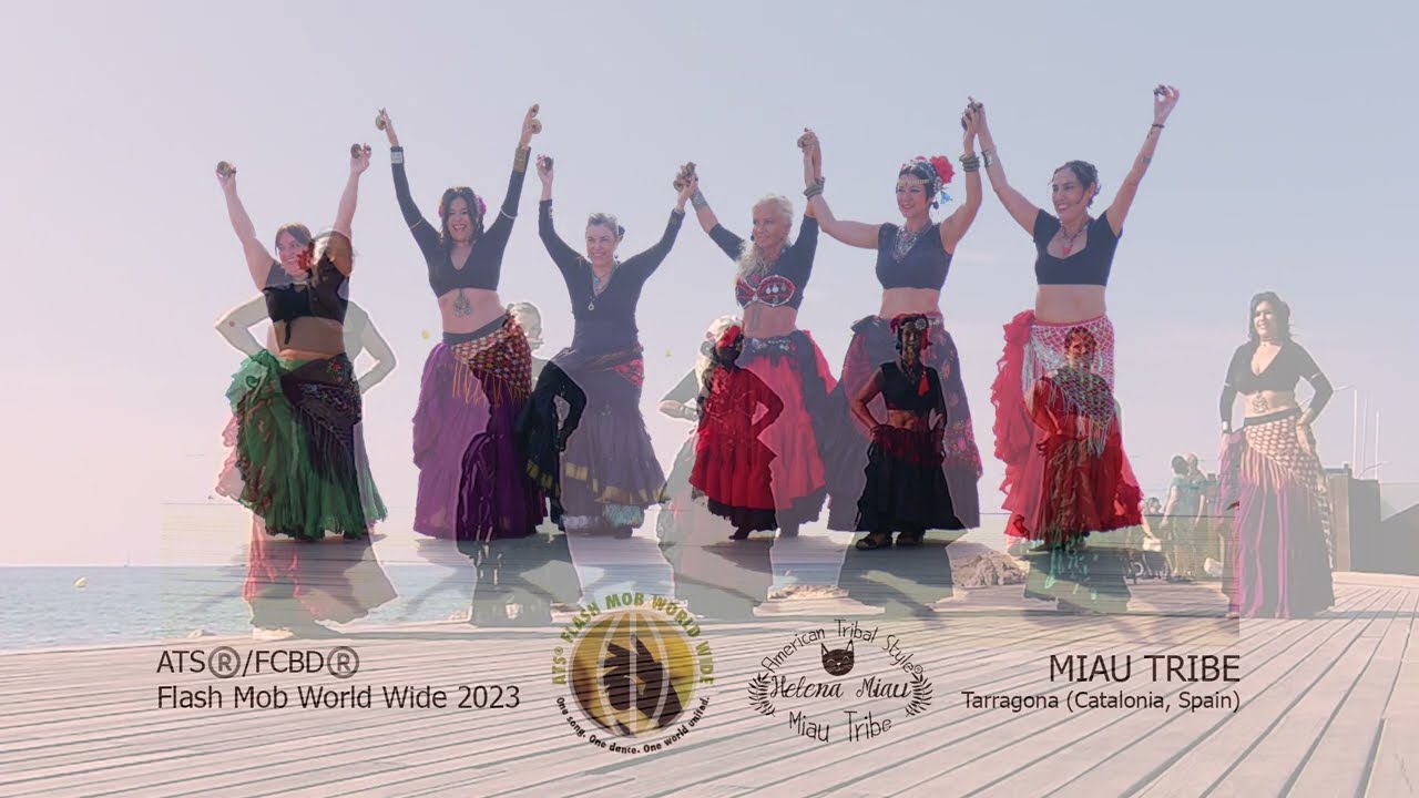 ATS / FCBD® Style Flash Mob World Wide 2023. Tarragona, Catalonia, Spain. MIAU TRIBE