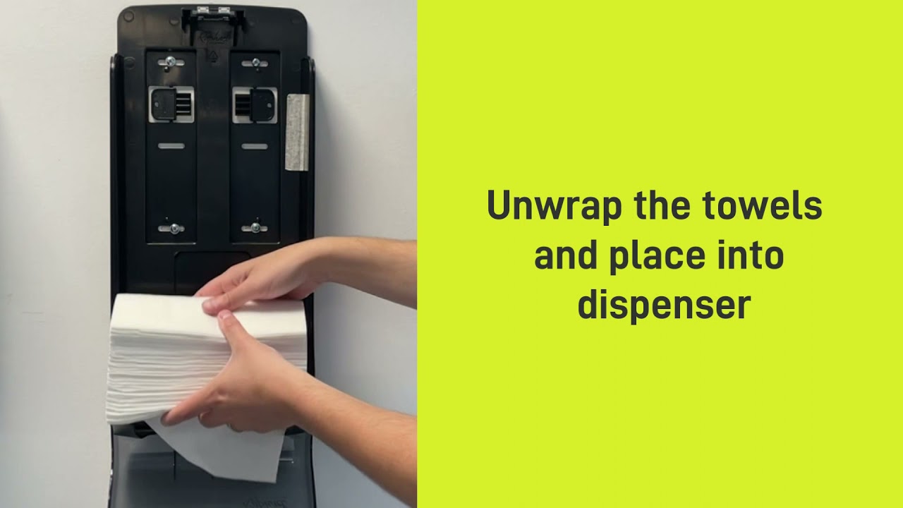 Z-Fold 1000 Folded Towel Dispenser Loading Video