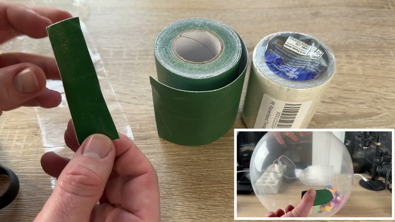 PE/PVC Planenband, Reparaturklebeband, Gewebeplanen, Abdeckplane, Markise etc. Unboxing & Anleitung