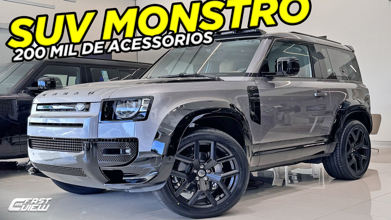 NOVO LAND ROVER NEW DEFENDER 90 URBAN 2023 COM R$200 MIL DE ACESSÓRIOS FICOU AINDA MAIS INSANO!