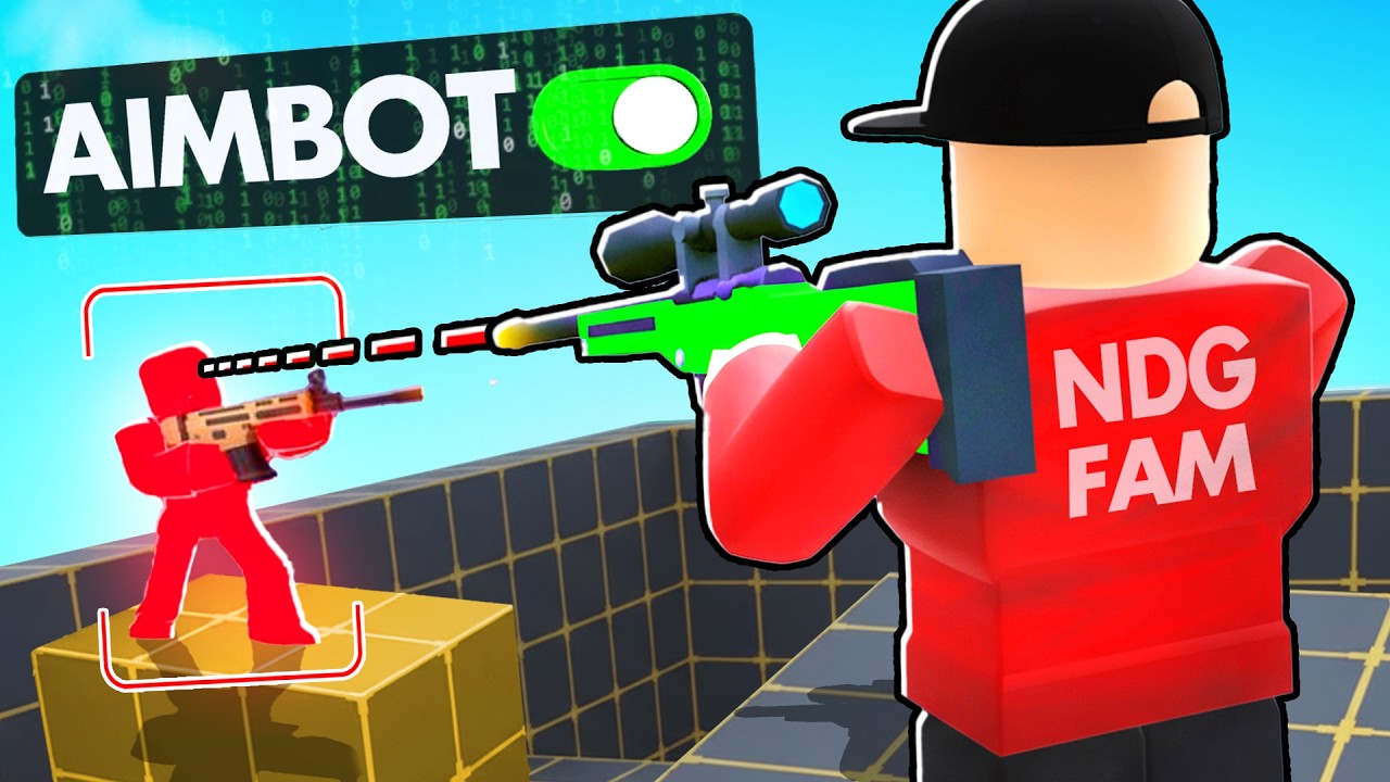 Я скачал ХАКИ в Roblox Hypershot..