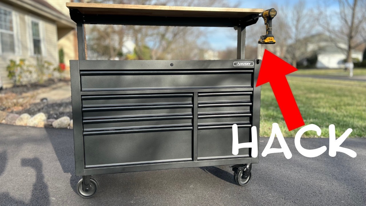 Husky Toolbox w/Adjustable Top Assembly & Customizations