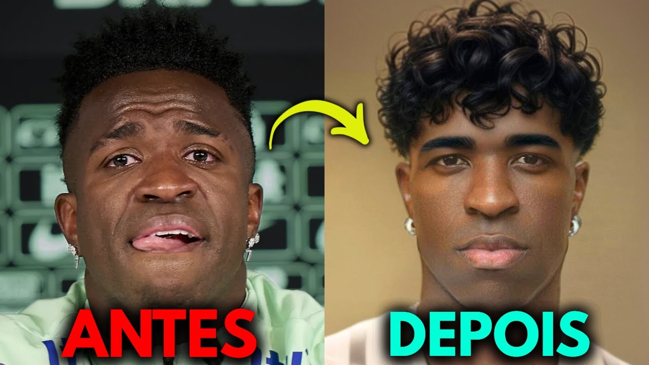 Analisando e MELHORANDO a apar&ecirc;ncia do VINI JR. (Transforma&ccedil;&atilde;o absurda)