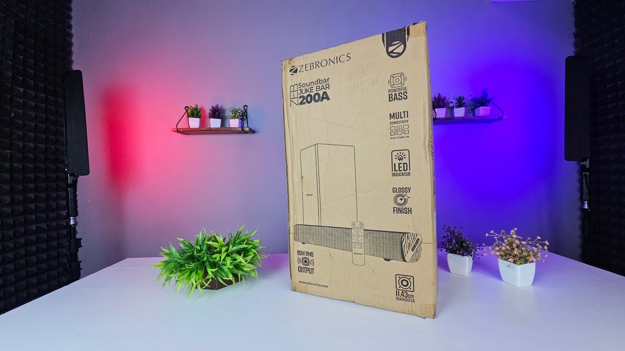 Zebronics JukeBar 200A Soundbar | Unboxing Review Sound Test | 90W | Best Soundbar Under ₹3500
