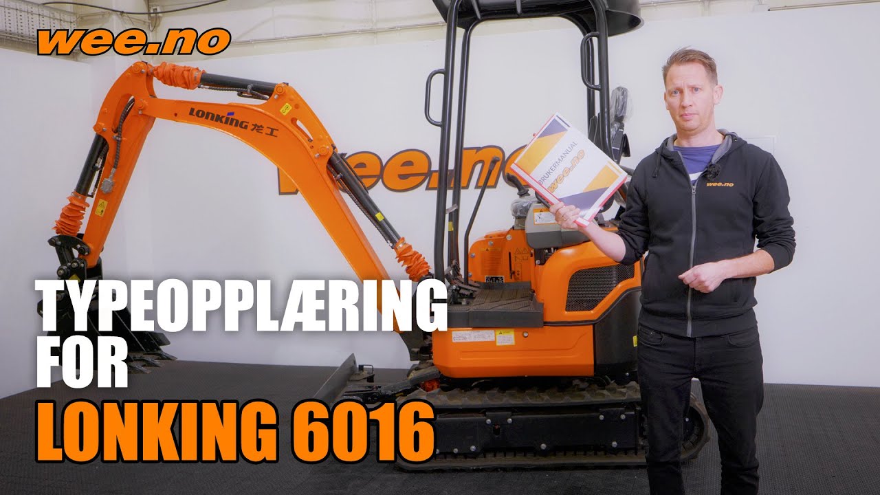 Typeopplæring for Lonking CDM6016