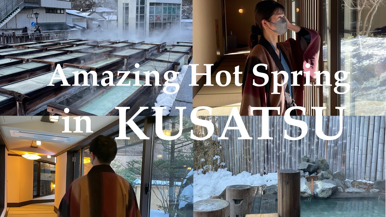 We Visited The BEST Hot Spring Town in JAPAN! | Beautiful Snowy KUSATSU, GUNMA Review 草津, 群馬温泉名所