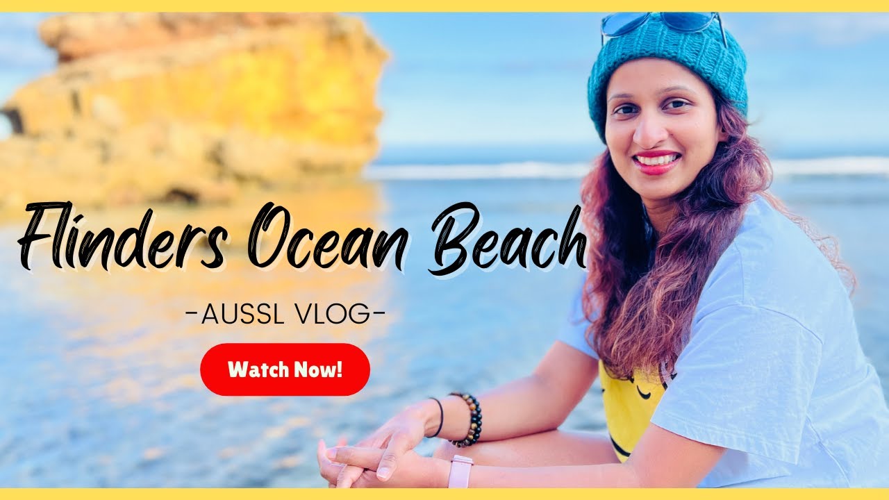 මුහුදේ සැගවුනු පාර | Flinders Ocean Beach | Melbourne | Sinhala Vlog