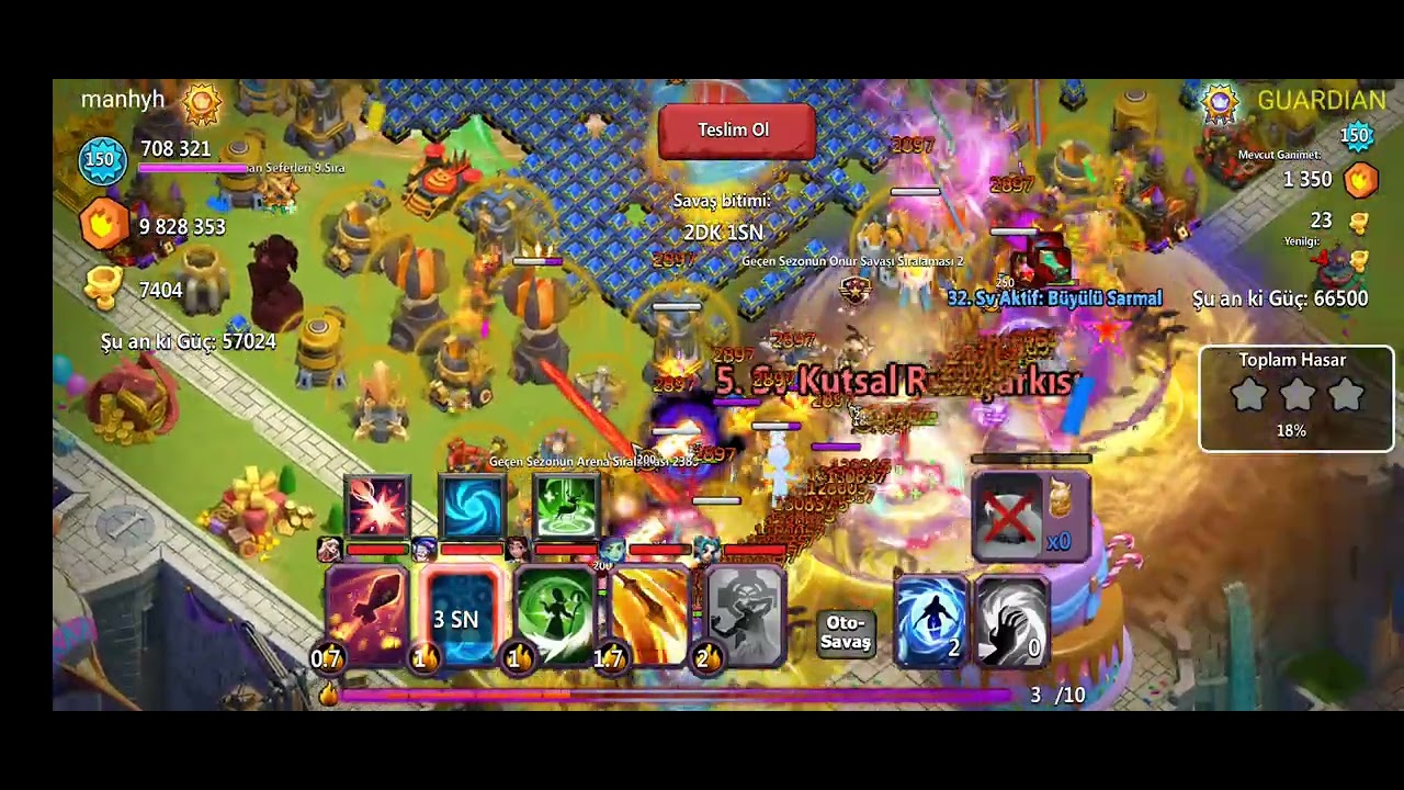 My Top Lords League Battles.#clashoflords2 #col2creators