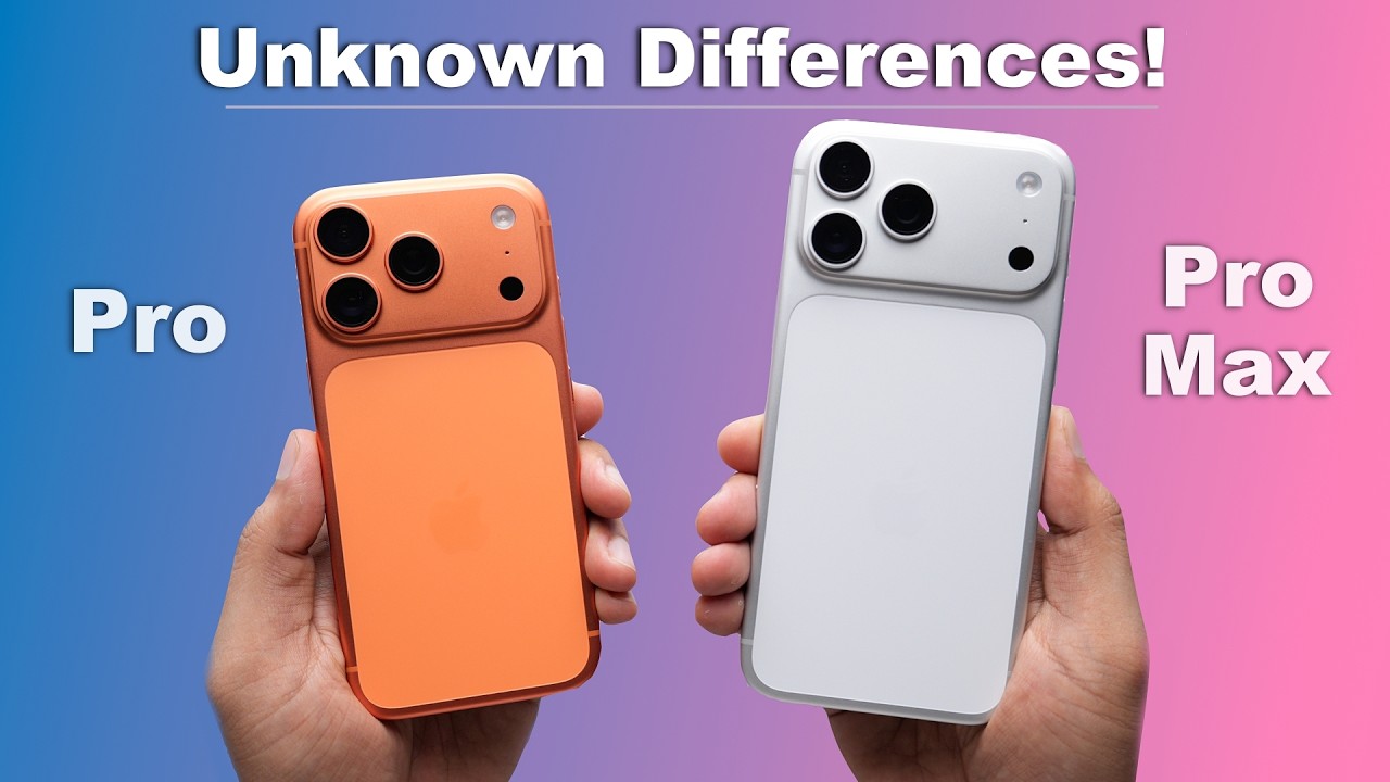iPhone 17 Pro vs 17 Pro Max | 10 Real Differences You Should Know!
